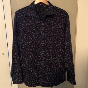 Men’s Banana Republic floral dress shirt.